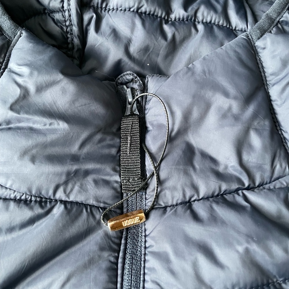 J.STYLE puff light jacket with hood navy size M - Picture 5 of 11